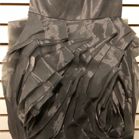 White by Vera Wang one shoulder organza dress - Picture 6 of 7